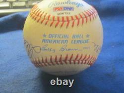 Mickey Mantle, Joe DiMaggio & Ted Williams Autographed MLB Baseball PSA Letter
