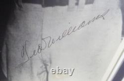 Mickey Mantle, Joe DiMaggio & Williams Autographed Framed 16x20 Photo JSA 129416