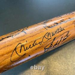 Mickey Mantle Joe Dimaggio Ted Williams 300 Home Run Club Signed Bat 55 Sigs JSA