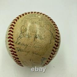 Mickey Mantle Ted Williams 1956 All Star Game Team Signed Baseball JSA COA
