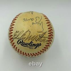 Mickey Mantle Ted Williams 500 Home Run Club Signed Baseball 11 Sigs JSA COA