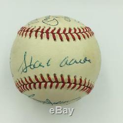 Mickey Mantle Ted Williams 500 Home Run Club Signed Baseball 12 Sigs JSA COA