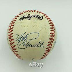 Mickey Mantle Ted Williams 500 Home Run Club Signed Baseball 12 Sigs JSA COA