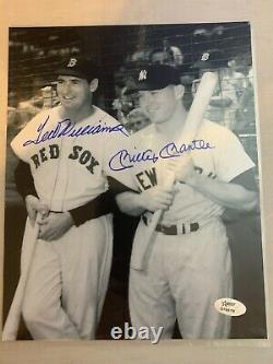 Mickey Mantle & Ted Williams Autographed 8x10 Photo with COA