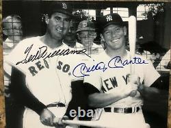 Mickey Mantle & Ted Williams Autographed 8x10 Photo with COA