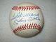 Mickey Mantle & Ted Williams Dual Hof Signed Autographed Nl Baseball