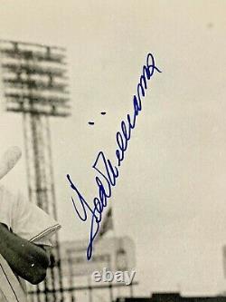Mickey Mantle Ted Williams Dual Signed Autographed 16x20 Vintage Brearley Photo