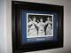 Mickey Mantle Ted Williams Joe Dimaggio Autographed Framed 8x10 Photo Psa/dna