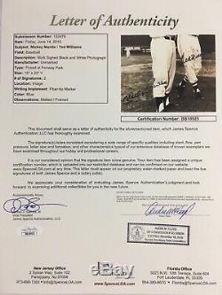Mickey Mantle Ted Williams Signed 16x20 Photo UDA Upper Deck JSA LOA Framed