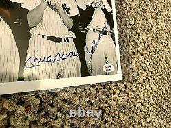Mickey Mantle Ted Williams Signed 8x10 PSA LOA
