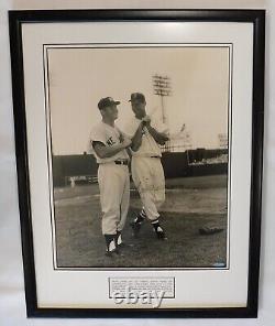 Mickey Mantle & Ted Williams Signed Framed 16x20 Photo UDA Authenticated