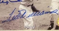 Mickey Mantle & Ted Williams Signed Framed 5X7 Photo WITH COA NICE