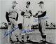 Mickey Mantle Ted Williams Stan Musial Hand Signed Auto 11x14 Photo Stunning Psa