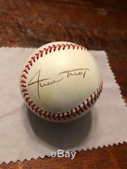 Mike Trout Mickey Mantle Ted Williams Willie Mays Signed Baseball MLB Jsa Coa