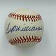 Mint Ted Williams Signed Autographed American League Baseball With Psa Dna Coa