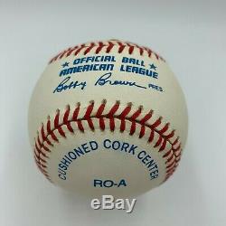 Mint Ted Williams Signed Autographed American League Baseball With PSA DNA COA