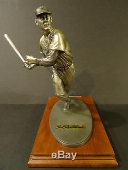 NEW IN BOX Signed Ted Williams Autograph PEWTER Gartlan Figurine Auto NIB /500