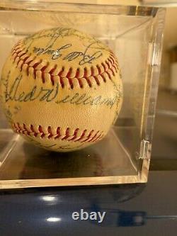 Nellie Fox And Ted Williams Autographed 1969 Senators Team Signed Reach Baseball