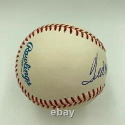 Nice Ted Williams Signed Autographed American League Baseball Mint Sig JSA COA