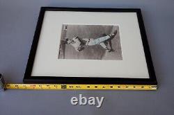 Original 1958 SIGNED Photo Ted Williams at Bat RED SOX BASEBALL BLACK WHITE 8x10