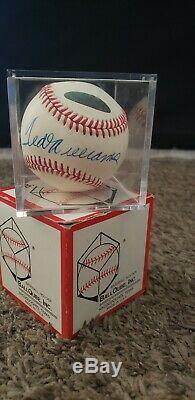 Original Rawlings Baseball Autographed By White Sox Ted Williams. Very Good