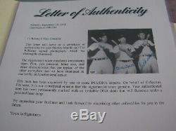 PSA DNA Mickey Mantle Ted Williams signed DUAL Auto 8x10 Photograph Autograph