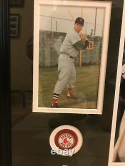 Pro Framed Photo of Mickey Mantle and Ted Williams Signed Autographed withCOA