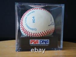 Rare Ted Williams Psa/dna Mint 9 Signed Baseball Redsox Autographed