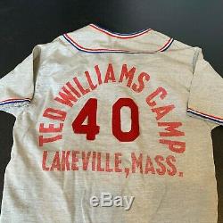 Rare Ted Williams Signed 1950's Original Ted Williams Camp Jersey PSA DNA COA