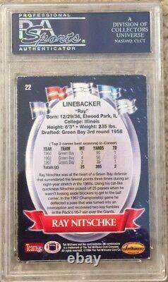 Ray Nitschke Signed Ted Williams Card Company PSA/DNA