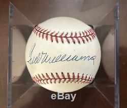 Real or Replica Signed Ted Williams OMLB Ball (Bobby Brown, 1994-99), Red Sox