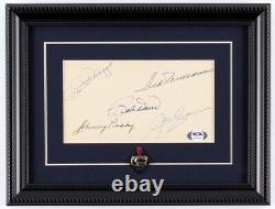 Red Sox Teammates Custom Framed Signed Display Ted Williams, Bobby Doer & more