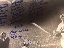 Red Sox Ted Williams Tribute 1947 Opening Day Signed 16x20 Photo 32 Autos 32-1