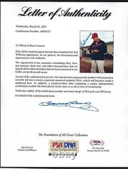 Red Sox Ted Williams autographed photo as Mgr. Washington Senators PSA/DNA LOA
