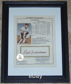 SALE! Ted Williams Signed Autographed Baseball Photo Autograph Reference LOA