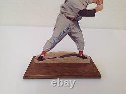 (SSG) Rare TED WILLIAMS Signed Wooden Baseball Standee with JSA Full Letter COA