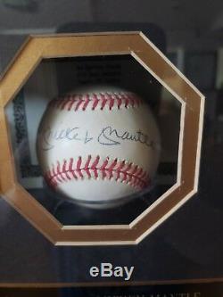 Signed Mickey Mantle, Joe DiMaggio, and Ted Williams baseballs The Big 3