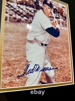 Signed Ted Williams color photo withcoa