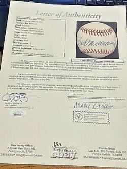 TED WILLIAMS 2 SIGNED AUTOGRAPHED OAL BASEBALL! Red Sox! FULL JSA