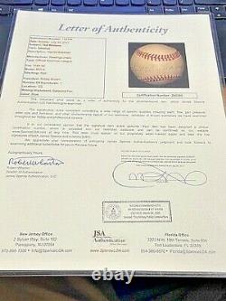 TED WILLIAMS 6 SIGNED AUTOGRAPHED OAL BASEBALL! Red Sox! FULL JSA