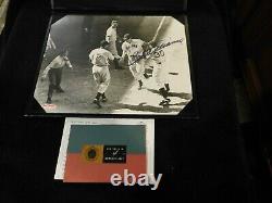 TED WILLIAMS AUTOGRAPHED 8x10 UPPER DECK AUTHENTICATED RED SOX