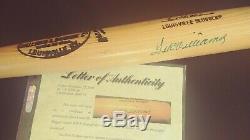 TED WILLIAMS AUTOGRAPHED BAT PSA LOA W215 Louisville Slugger Red Sox HOF with Tube