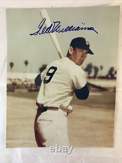 TED WILLIAMS Autographed 8x10 Photo Signed with COA
