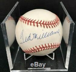 TED WILLIAMS Autographed Signed Official AL MLB Baseball Upper Deck UDA COA