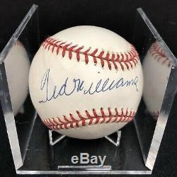 TED WILLIAMS Autographed Signed Official AL MLB Baseball Upper Deck UDA COA