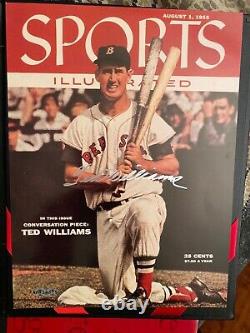 TED WILLIAMS Autographed photo of 1955 Sports Illustrated cover UPPER DECK CERT