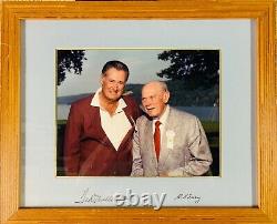 TED WILLIAMS & BILL TERRY Signed Framed 11X14 Photo Display JSA LOA