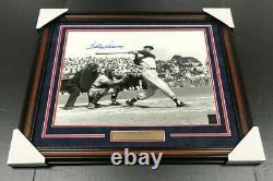 TED WILLIAMS BOSTON RED SOX GREEN DIAMOND COA Autographed 16x20 Photo Framed