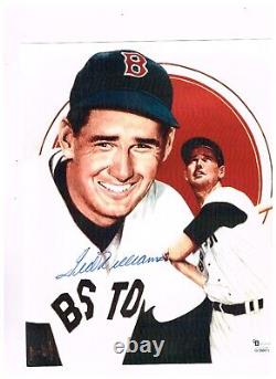 TED WILLIAMS BOSTON RED SOX hand signed autographed 8x10 photo WithCOA