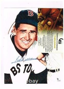 TED WILLIAMS BOSTON RED SOX hand signed autographed 8x10 photo WithCOA